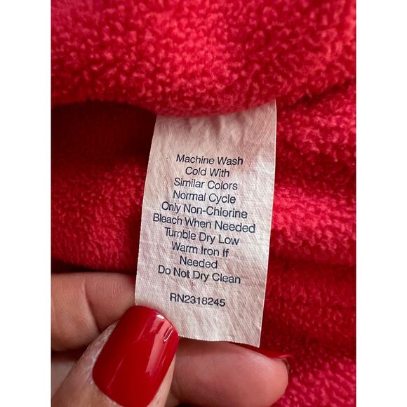 Vineyard Vines Salmon Coral Pink Quilted Puffer Zip Up Pockets Vest Size S - Picture 7 of 8